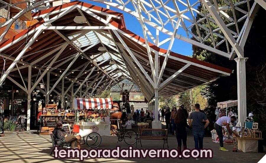 Estação Campos de Canella - Rua Coberta de Canela - Temporada Inverno