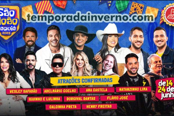 Sortimento Temporada Inverno . Shows no São João de Jequié 2025 na Bahia